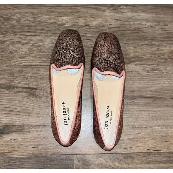 JNWT ANTHROPOLOGIE on Josef Womens Pluto Rame Yupanqui Leather Flats 5.5 - Picture 4 of 4